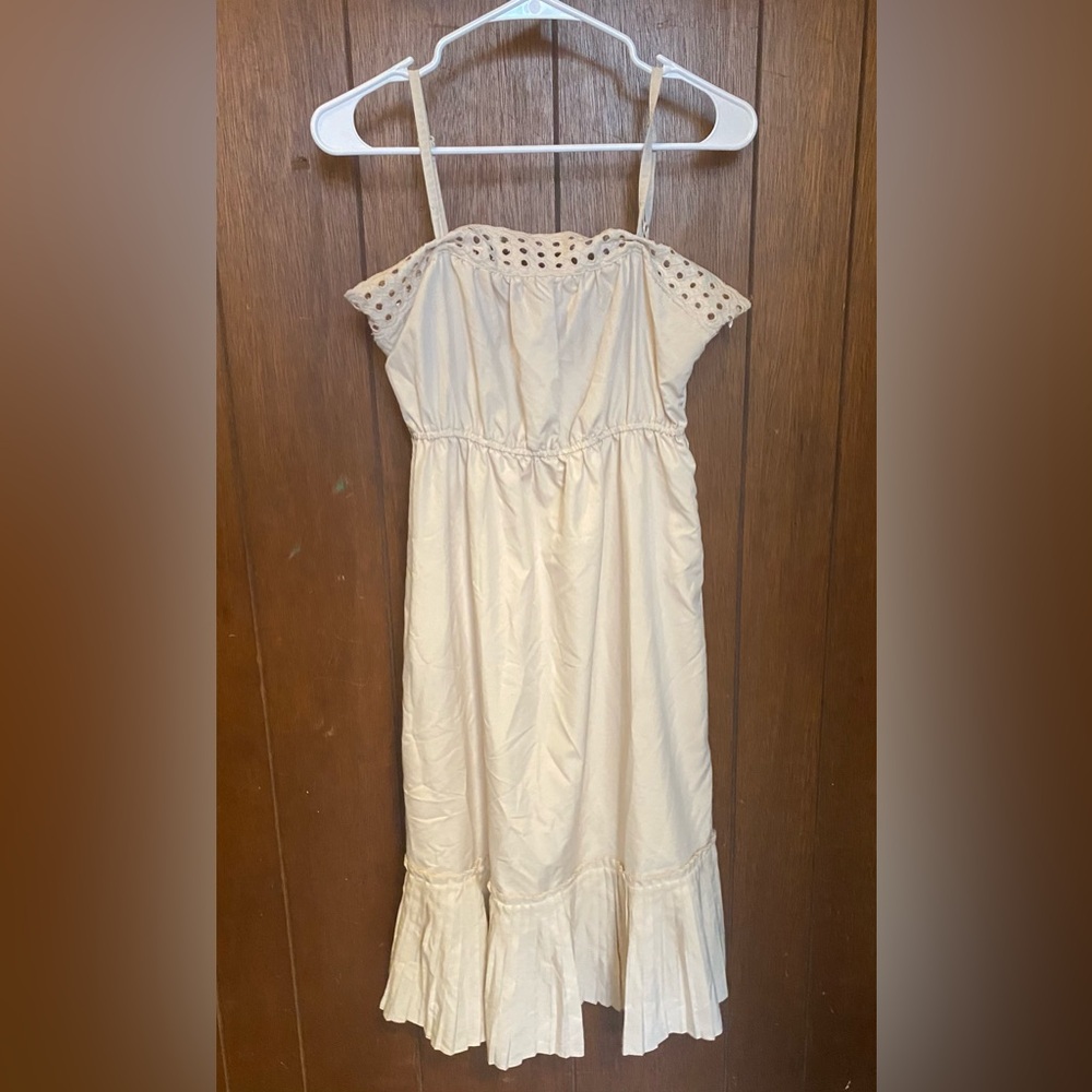 Bitten by Sarah Jessica Parker Cream Eyelet Dress